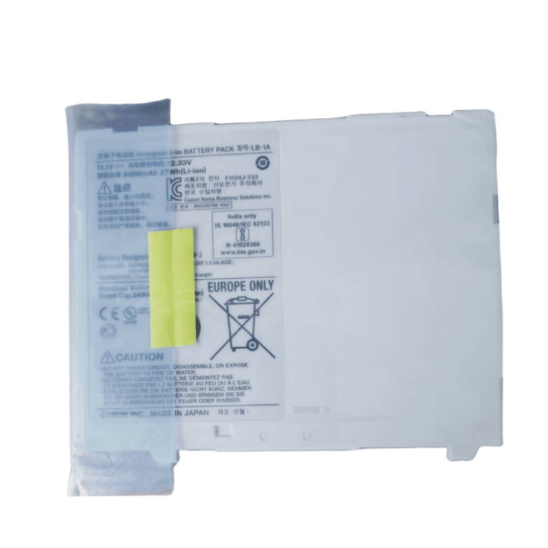 Batería de repuesto RHINO de 11,1 V, 27 Wh, 2400 mAh, para detectores inalámbricos CANON LB-1A CXDI-70C CXDI-701G CXDI-70G CXDI-80C CXDI-501C serie 1877A255