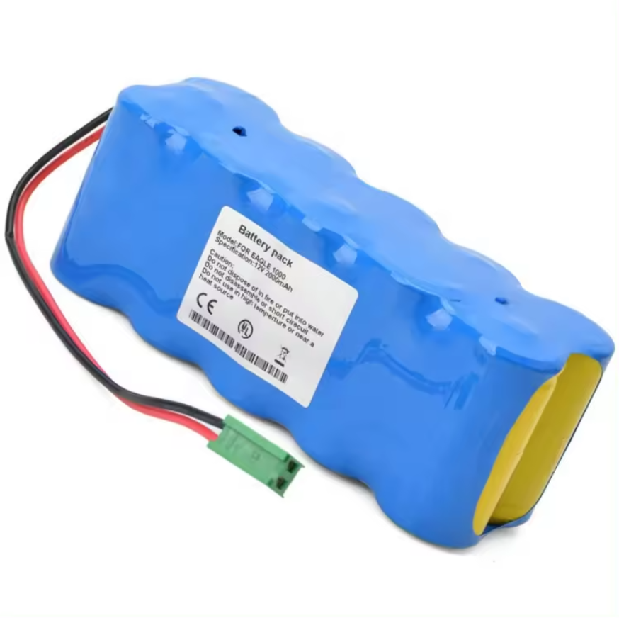 RHINO POWER REPLACEMENT BATTERY FOR GE EAGLE 1000 Dash 1000 303 444 09 OM11208 EAGLE1000 AMED3545 B11208 1006 1008 1009 501-305 for GE Eagle Monitor 100 12V 2000mAh NI-MH