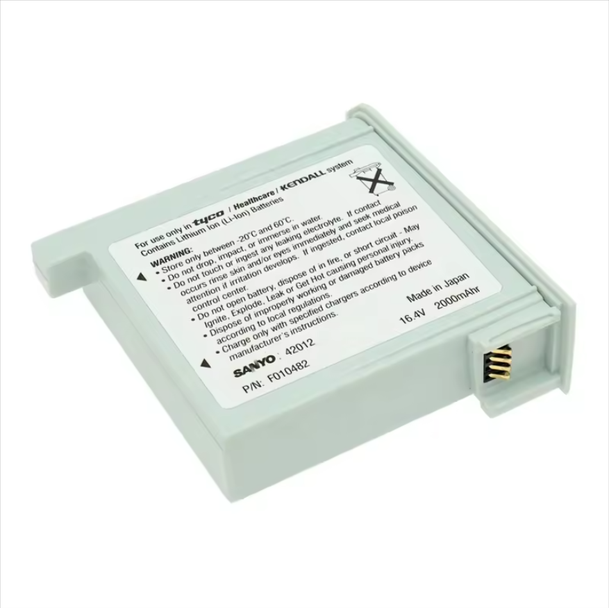 F010482 RHINO POWER Reemplazo 16.4V 2000mAh F010482 Batería para bomba de jeringa 1050060 SANYO TYCO HEALTHCARE KENDALL SYSTEM