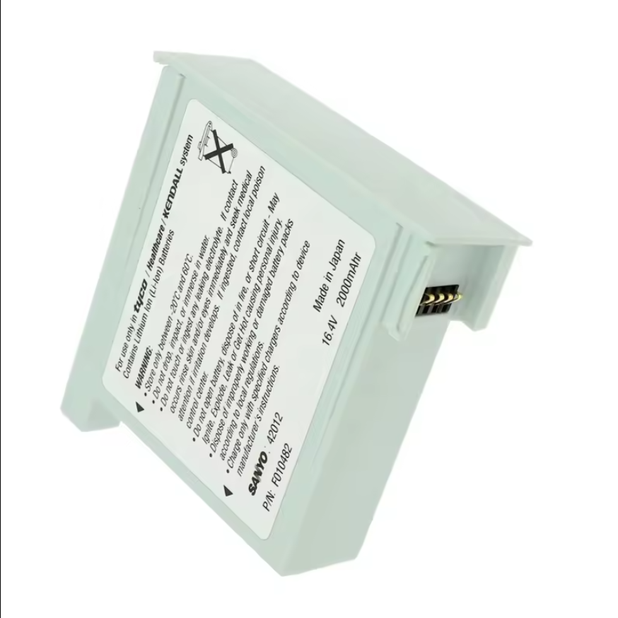 F010482 RHINO POWER Reemplazo 16.4V 2000mAh F010482 Batería para bomba de jeringa 1050060 SANYO TYCO HEALTHCARE KENDALL SYSTEM