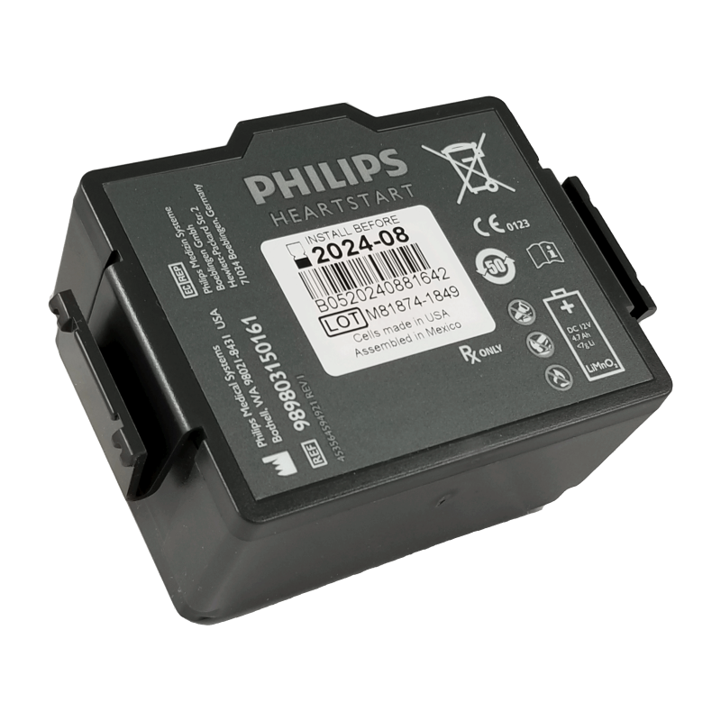 Batería de alta capacidad FR3 RHINO POWER para desfibrilador DEA PHILIPS HeartStart FR3 reemplaza 453564288031, 453564594921, 989803150161