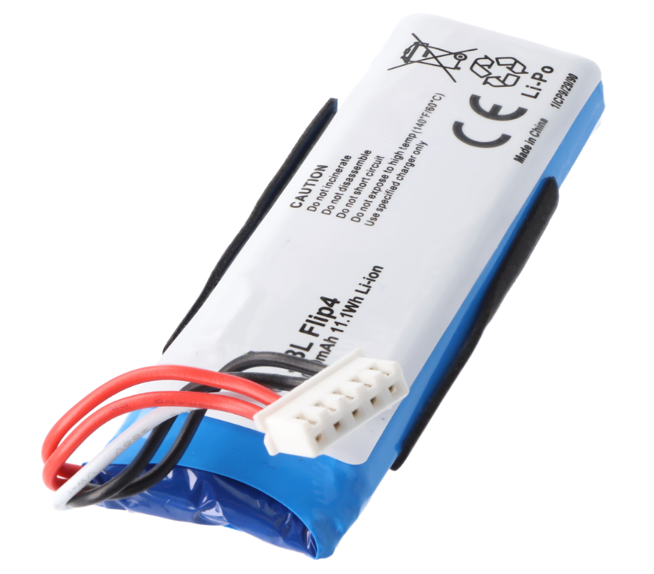 JBL FLIP4 RHINO POWER Batería de repuesto para Flip 4 4 EDICIÓN ESPECIAL GSP87269301 Li-polímero, 3,7 voltios 3000mAh 11,1Wh