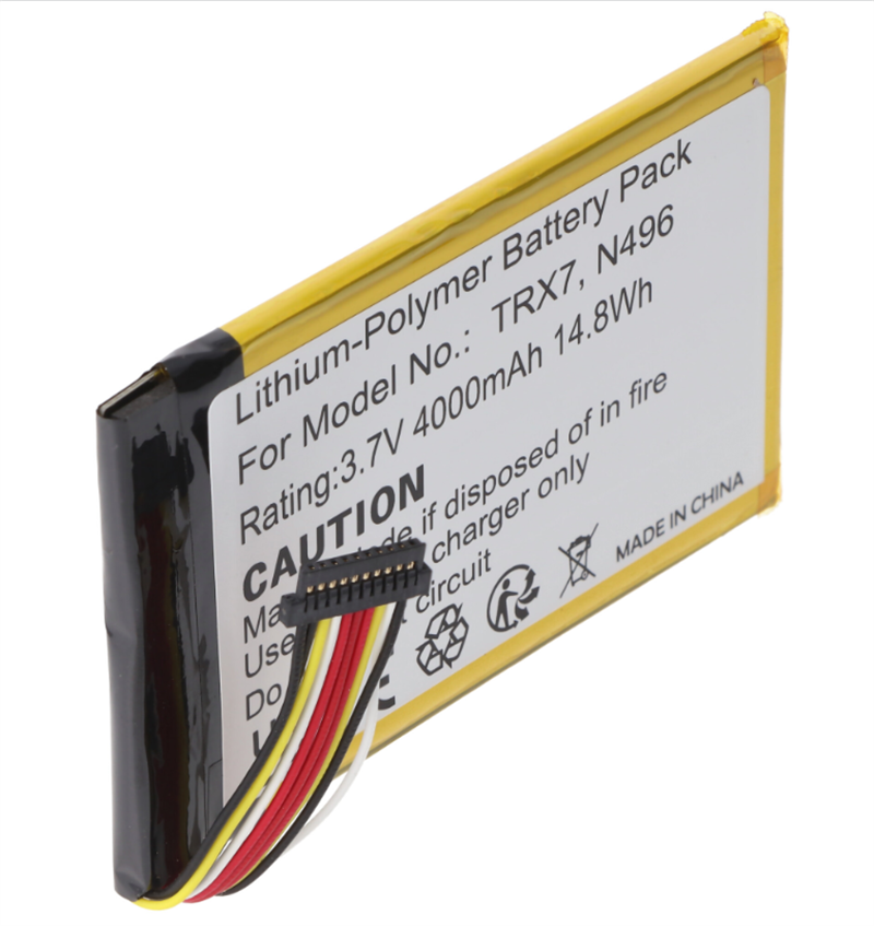 N496 RHINO POWER HOCHWERTIGER Ersatzakku 3,7 V 3.800 mAh 14,06 Wh Li-Polymer N496 für GPS Magellan TRX7