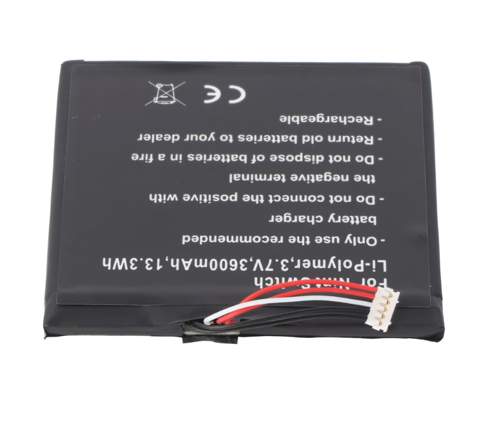 RHINO POWER Batería de repuesto de ALTA CALIDAD adecuada para Nintendo Switch, Li-Polymer, 3.7V, 3600mAh, 13.3Wh