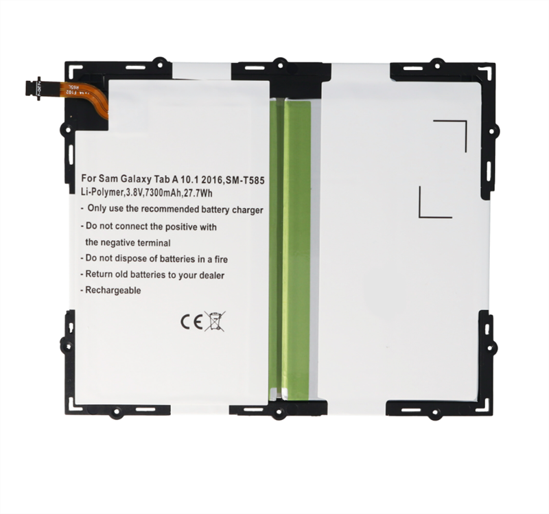RHINO POWER HIGH QUALITY Repalcment battery for Samsung: EB-BT585ABA, Galaxy Tab A 10.1 M-T585, SM-T585C, SM-T585M 3.8V 7300mAh