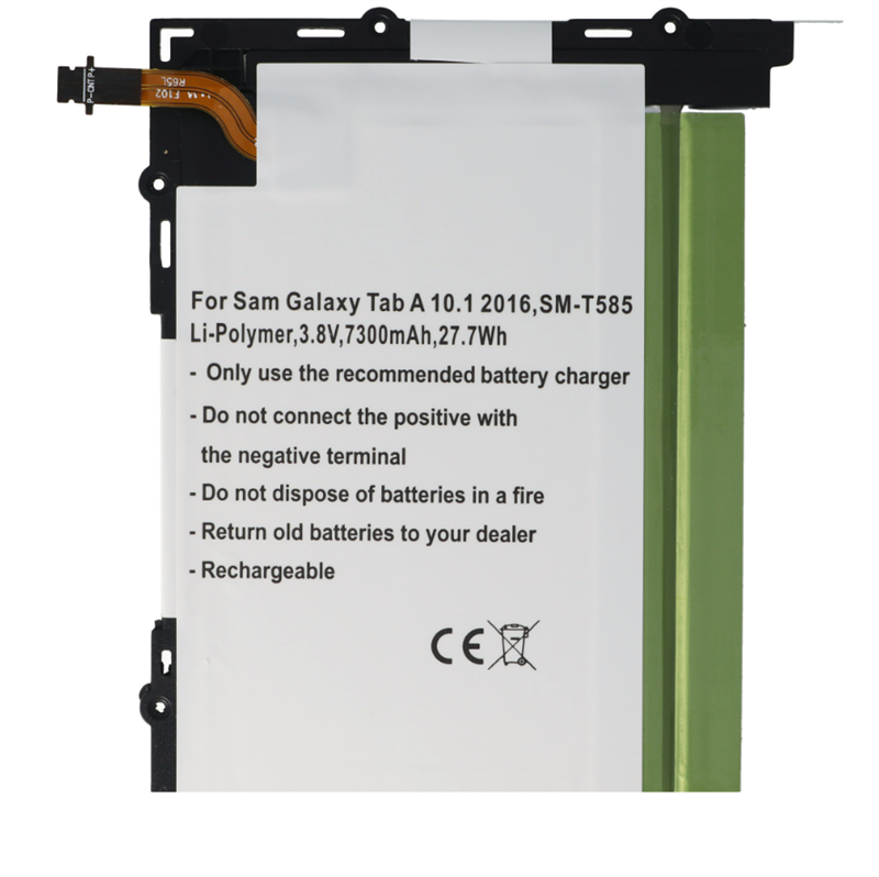 RHINO POWER HIGH QUALITY Repalcment battery for Samsung: EB-BT585ABA, Galaxy Tab A 10.1 M-T585, SM-T585C, SM-T585M 3.8V 7300mAh
