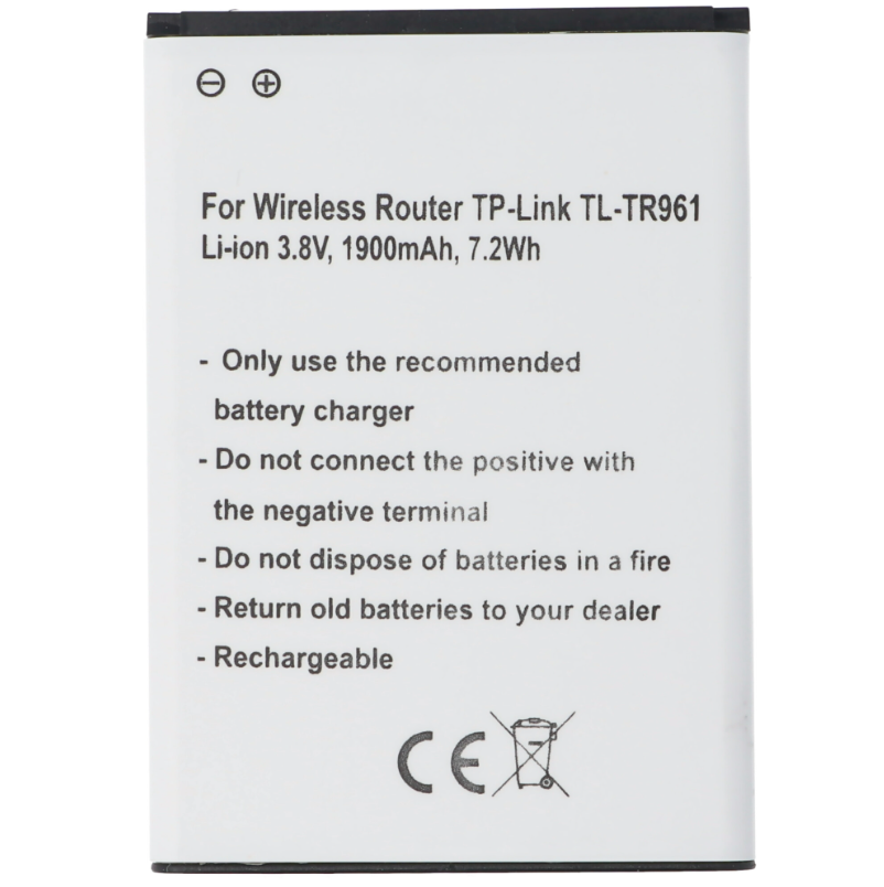 RHINO POWER Batería de Repuesto de ALTA CALIDAD adecuada para enrutador inalámbrico TP-Link TL-TR961 batería TBL-55A2550