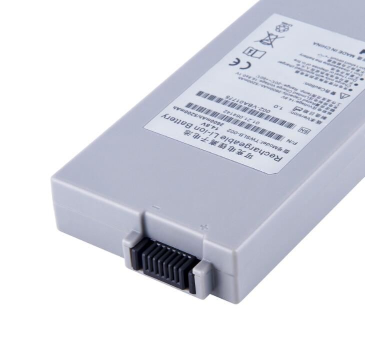 Batería de repuesto de iones de litio TWSLB-002 RHINO POWER, 14,8 V, 2600mAh, para Edan IM8 IM70 IM50 M50R Drager Vista 129 IM8B F2 M8B