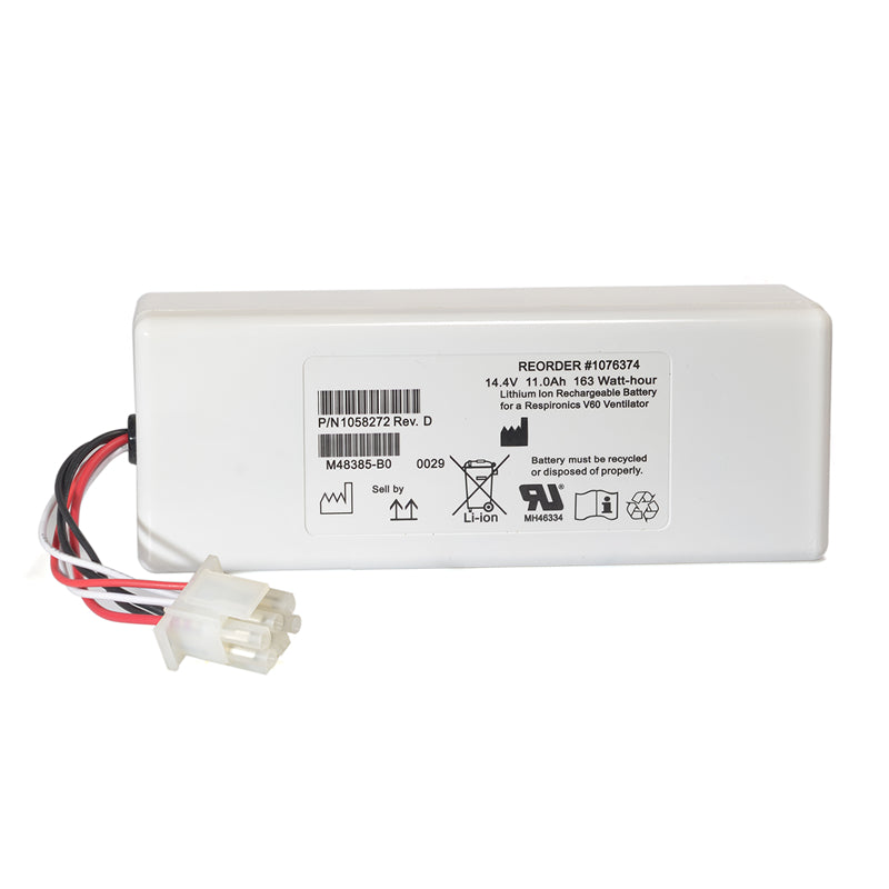 V60S RHINO POWER HOHE QUALITÄT Ersatzbatterie V60S für Philips V60 V60S Ventilator V60 V60S Gerätebatterie 1058272 1076374