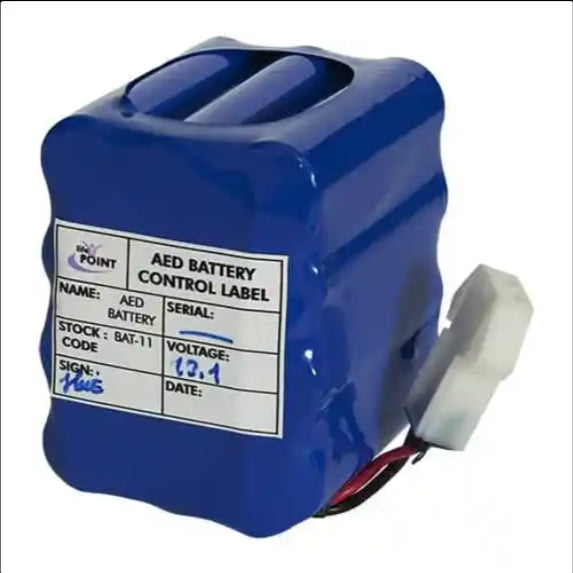 RHINO POWER Batería de Repuesto de ALTA CALIDAD para Desfibrilador Life-Point AED PRO 12V 4500mAh Li-MnO2