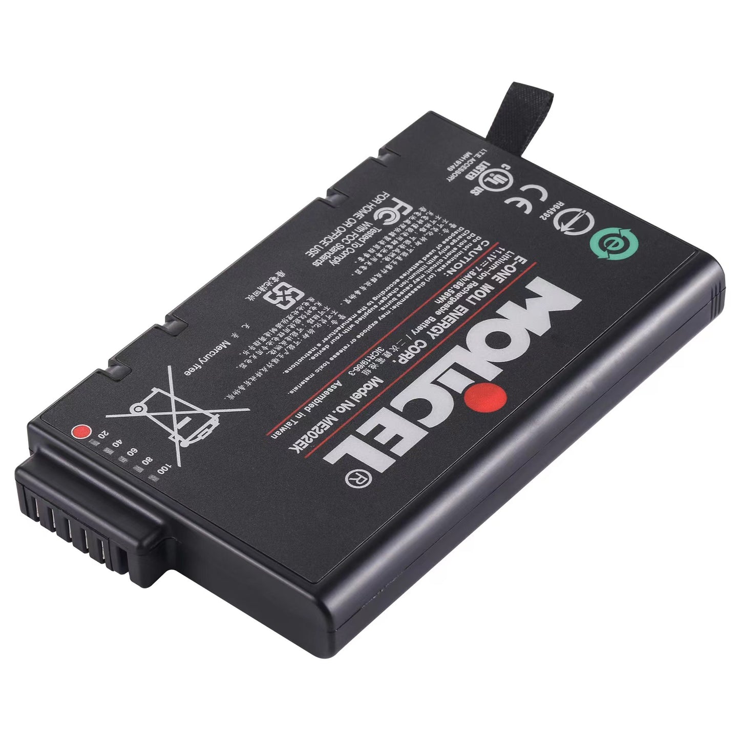 Batería de repuesto ME202EK RHINO POWER de alta calidad Li-ion 11,1 V 7800mAh Compatible con Philips Goldway ME202EK