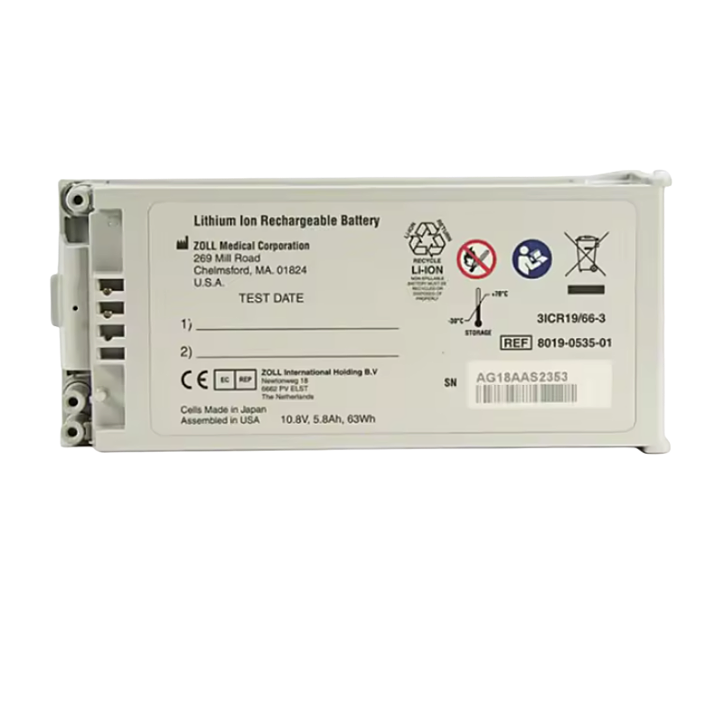 8019-0535-01 RHINO POWER Batería médica de alta calidad Zoll R/E Series 10,8 V 5,8 Ah batería de repuesto para Zoll AED Pro R/E Series