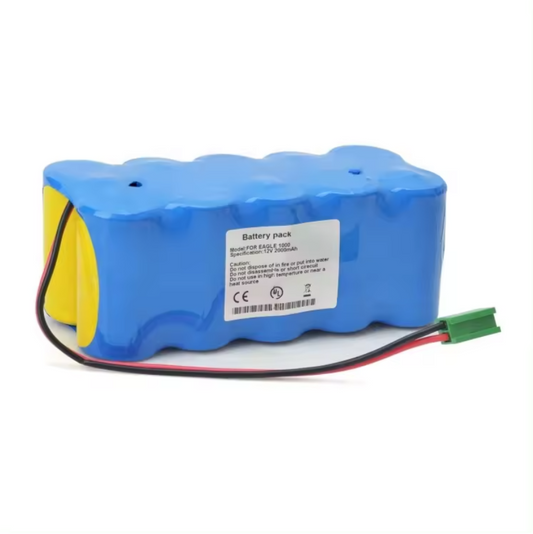 RHINO POWER REPLACEMENT BATTERY FOR GE EAGLE 1000 Dash 1000 303 444 09 OM11208 EAGLE1000 AMED3545 B11208 1006 1008 1009 501-305 for GE Eagle Monitor 100 12V 2000mAh NI-MH